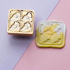 Banana pie Wax Seal Stamp Kit,banana pie wax seal kit, envelope seal stamp, invitation seal stamp