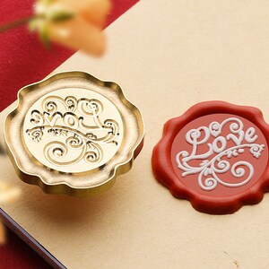 Love Wax Seal Stamp Kit,wax seal kit, envelope seal stamp, invitation seal stamp
