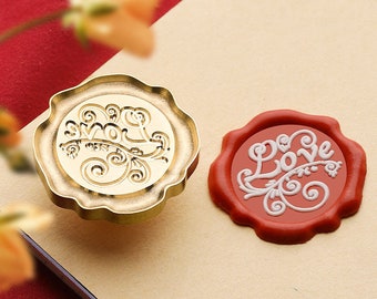 Love Wax Seal Stamp Kit,wax seal kit, envelope seal stamp, invitation seal stamp