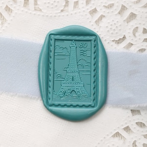 Eiffel tower Wax Seal Stamp Kit, wax seal kit, envelope seal stamp, invitation seal stamp