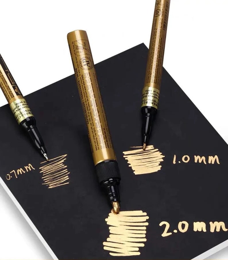 Sealing Wax Pen Gold Silver White Rose Gold Wax Pen Paint Etsy