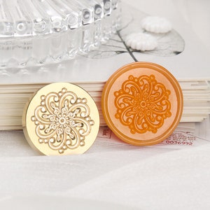 Flower of notes Wax Seal Stamp Kit,  note wax seal kit, envelope seal stamp, invitation seal stamp