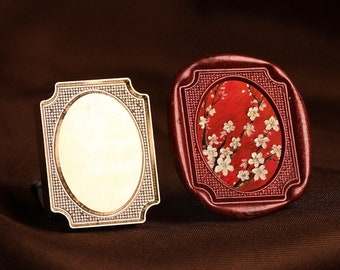 Photo frame Wax Seal Stamp Kit,photo wax seal kit, envelope seal stamp, invitation seal stamp