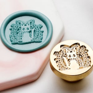 Watch cat Wax Seal Stamp Kit,cat wax seal kit, envelope seal stamp, invitation seal stamp