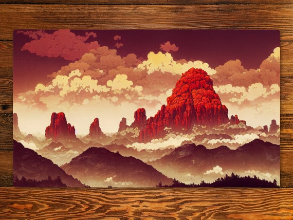 Tcg / Trading Card Game - Aggro Mountain Red Deck Shirt Tcg / Trading Card Game - Aggro Mountain Red Deck Shirt