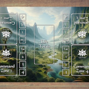 Magic Command Zone 10" x 16" speelmat | Groot middenstuk middenmat voor kaartspellen Commander en Edh | Meerdere kleuren beschikbaar