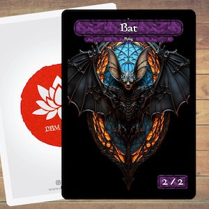 Zestaw 5 żetonów witrażowych do gier Magic i innych kolekcjonerskich gier karcianych