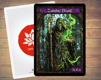 GMMTV WilliamEst シクレ ランダムカード トレカ ハロウィン 5 Zombie Druid Tokens for Magic the Gathering - Etsy