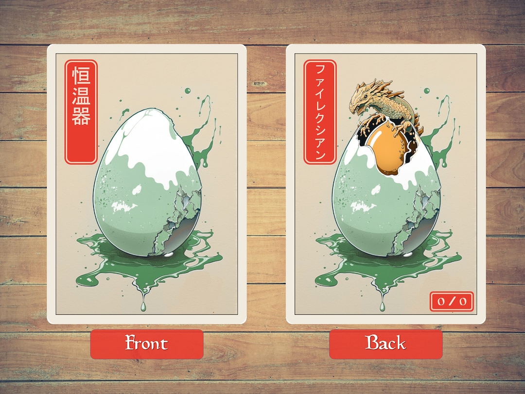 Incubator Japanese Style Art Token 5 Pack for Magic and Other Etsy