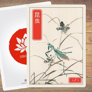 Insect Token MTG Token Japanese Style Art Token 5 Pack for Magic and other collectible card games
