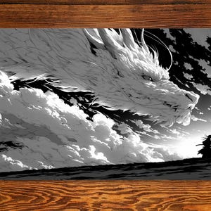 Spirit Dragon 14x24 Spielmatte MTG Spielmatte für COMmander Zone Layout Für Edh Spielmatte, TKG Spielmatte & CCG Kompatible Spielmatte übergroßes Mauspad