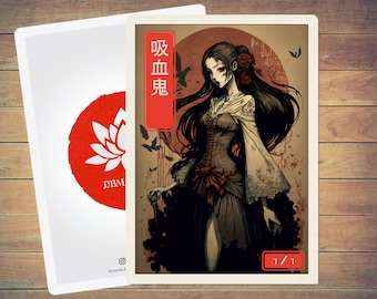 Vampire Token MTG Token Japanese Style Art Token 5 Pack for Magic and other collectible card games | Foil Option Available