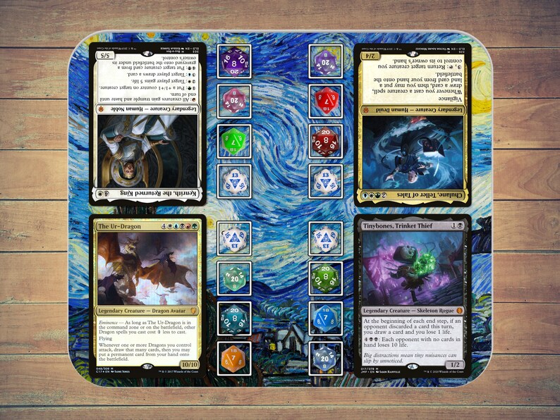 Magic Command Zone 7.75 X 9.25 Playmat Middle Mat Etsy
