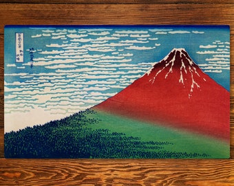 Fine Wind, Clear Morning By Katsushika Hokusai 14" X 24" Playmat For Ccgs And Other Tabletop Games