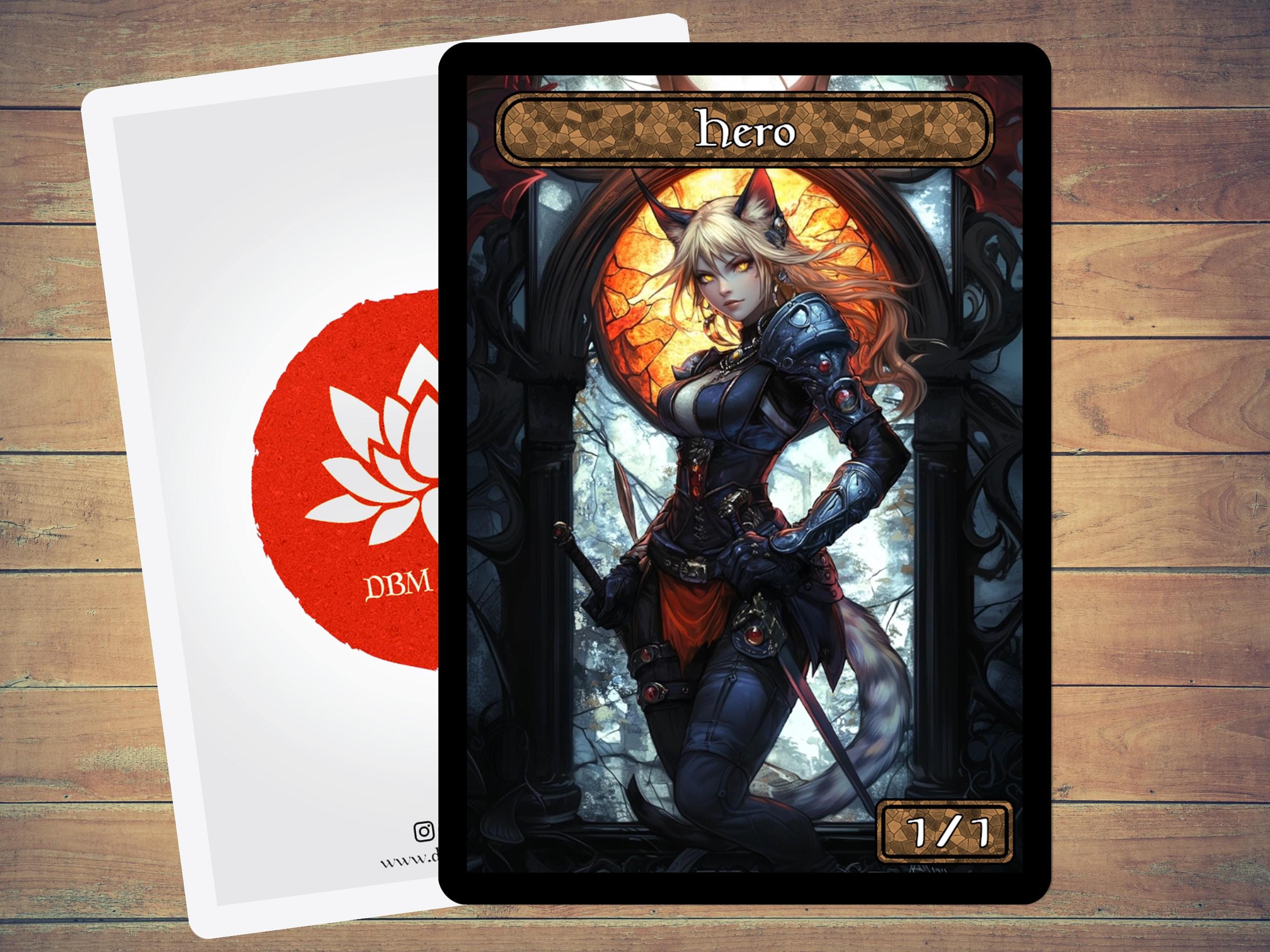 Final Fantasy Mtg Hero Token - Etsy