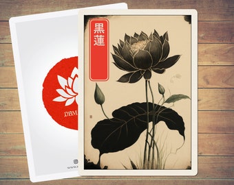 Black Lotus Token Japanischer Stil Art Token 5er Pack für Magic und andere Sammelkartenspiele