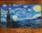 Vincent Van Gogh Platmat MTG Playmat Starry Night Playmat 14x24