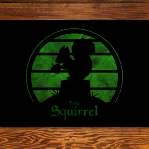 Tapis de jeu Squirrel Tribe 14 x 61 cm pour CCG et autres jeux de société