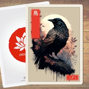 Bird 2.0 Token Japanese Style Art Token 5 Pack for Magic and other collectible card games
