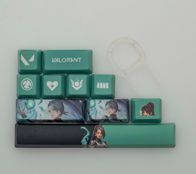 Sage Custom Keycaps Set Valorant Keycaps Mechanical Keycaps Etsy