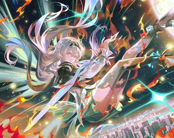 Honkai: Star Rail Firefly 11"x17" Print