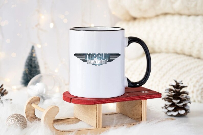 Top Gun Coffee Mug Movie Coffee Mug Classic Movies Gift Etsy