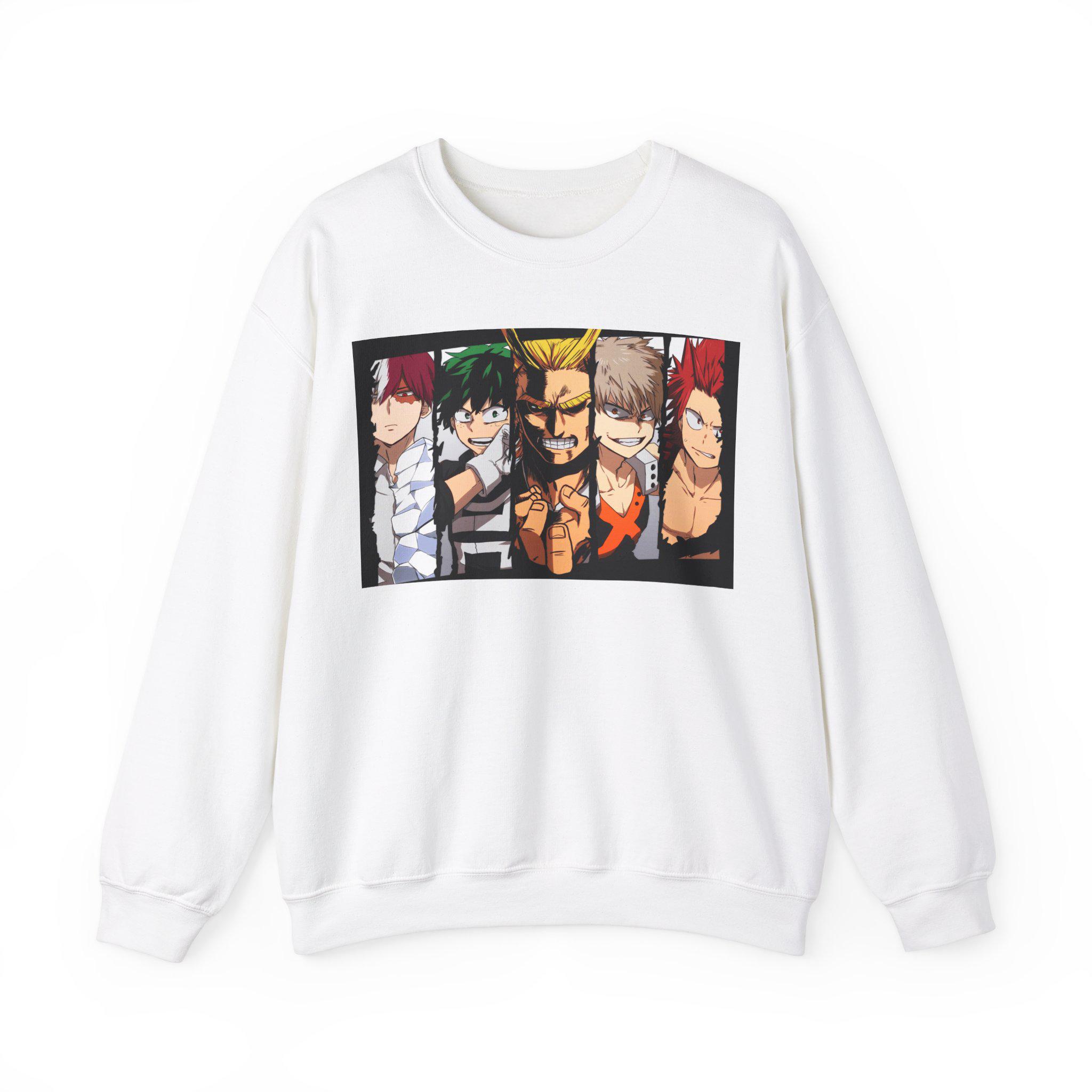 My hero academia crewneck sale