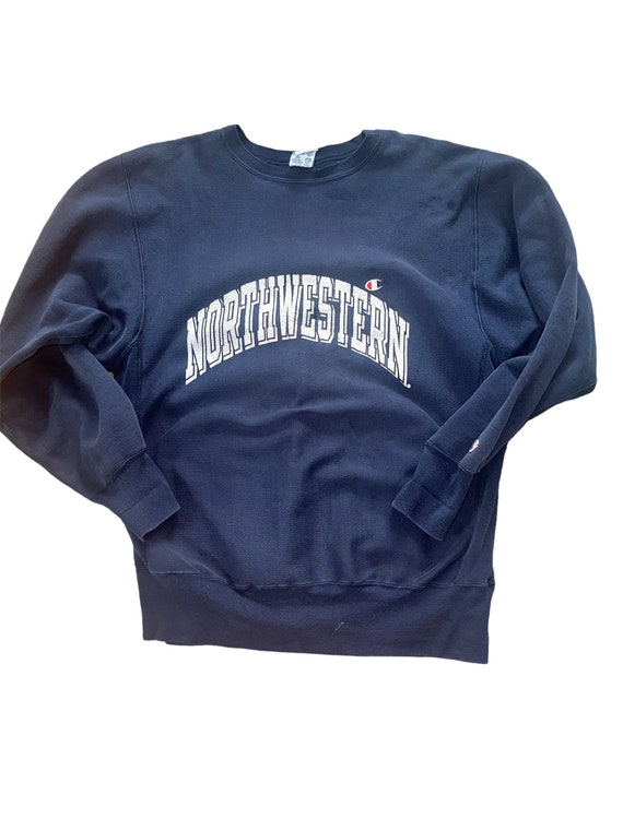 Vintage 80’s Champion Northwestern University Nav… - image 1