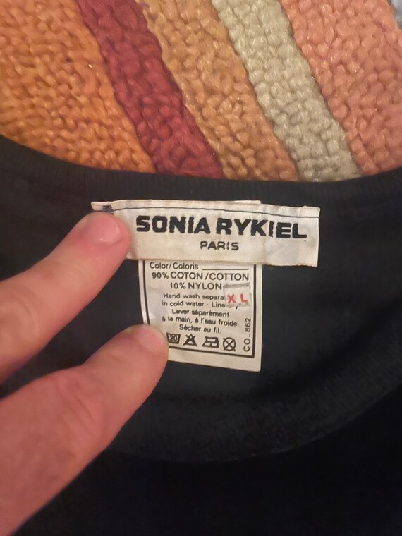 Vintage 80’s Sonia Rykiel Paris Velour Velveteen … - image 6
