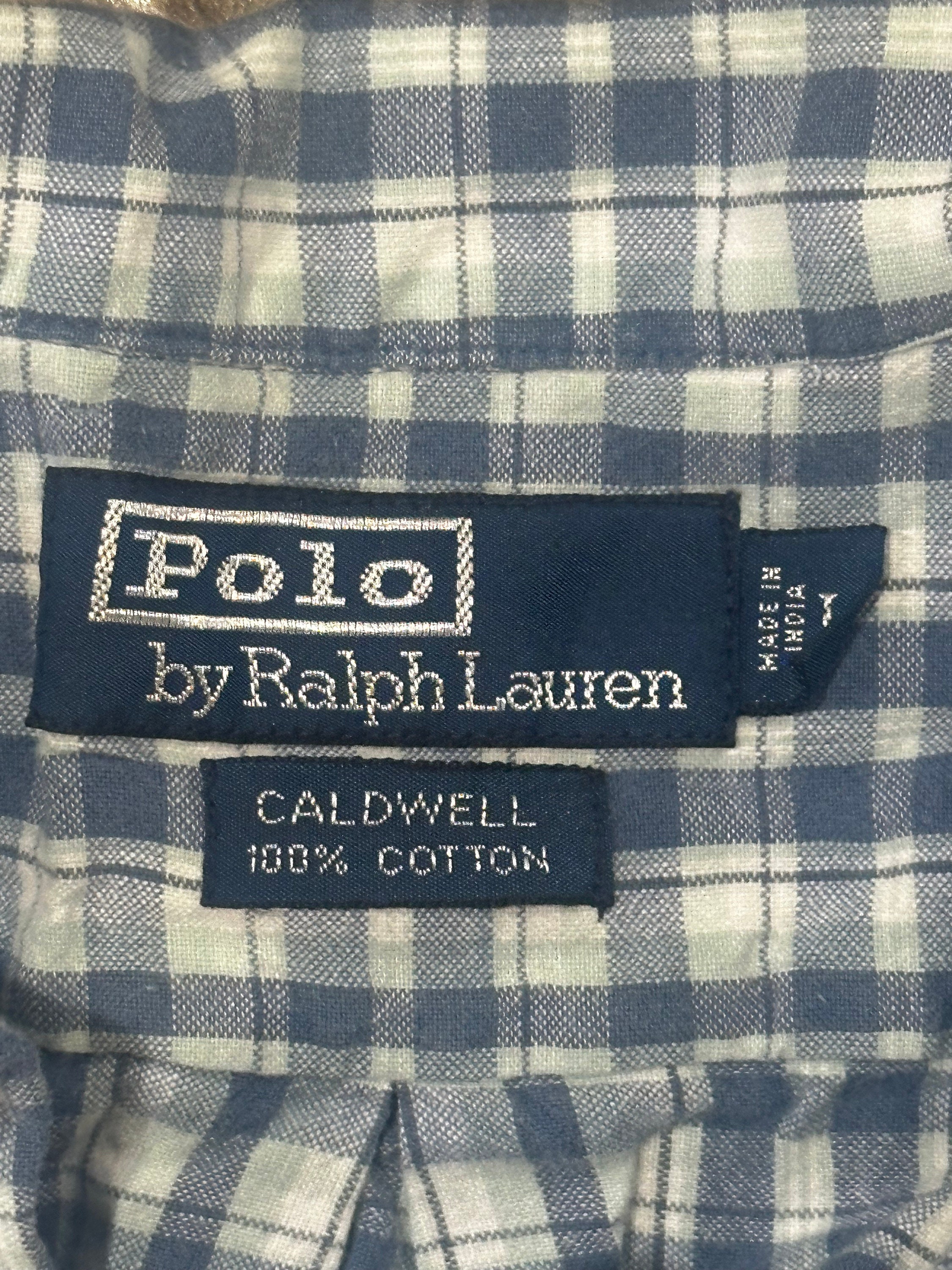 Vintage 90's Polo Ralph Lauren Caldwell Cotton Blue