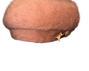 Lavender Angora Kangol Beret Hat From England / Vintage  display picture 1
