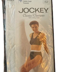 Vintage 1998 Jockey Cotton French Cut Classics 5-P 36-38 Underwear Panties  Briefs New Old Stock in Sealed Package White -  Denmark