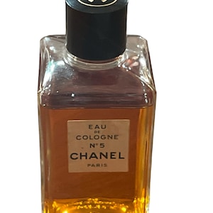 Vintage 70/80’s Chanel No 5 Eau De Cologne Fragrance Splash Bottle 10 Made In France Paris 4 Fl Oz