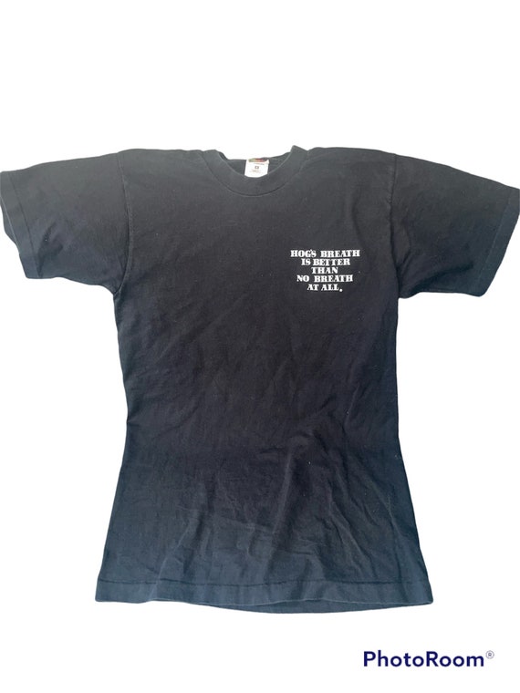 Vintage 90's Fruit of the Loom Heavy Single Stitch Hogs Breath