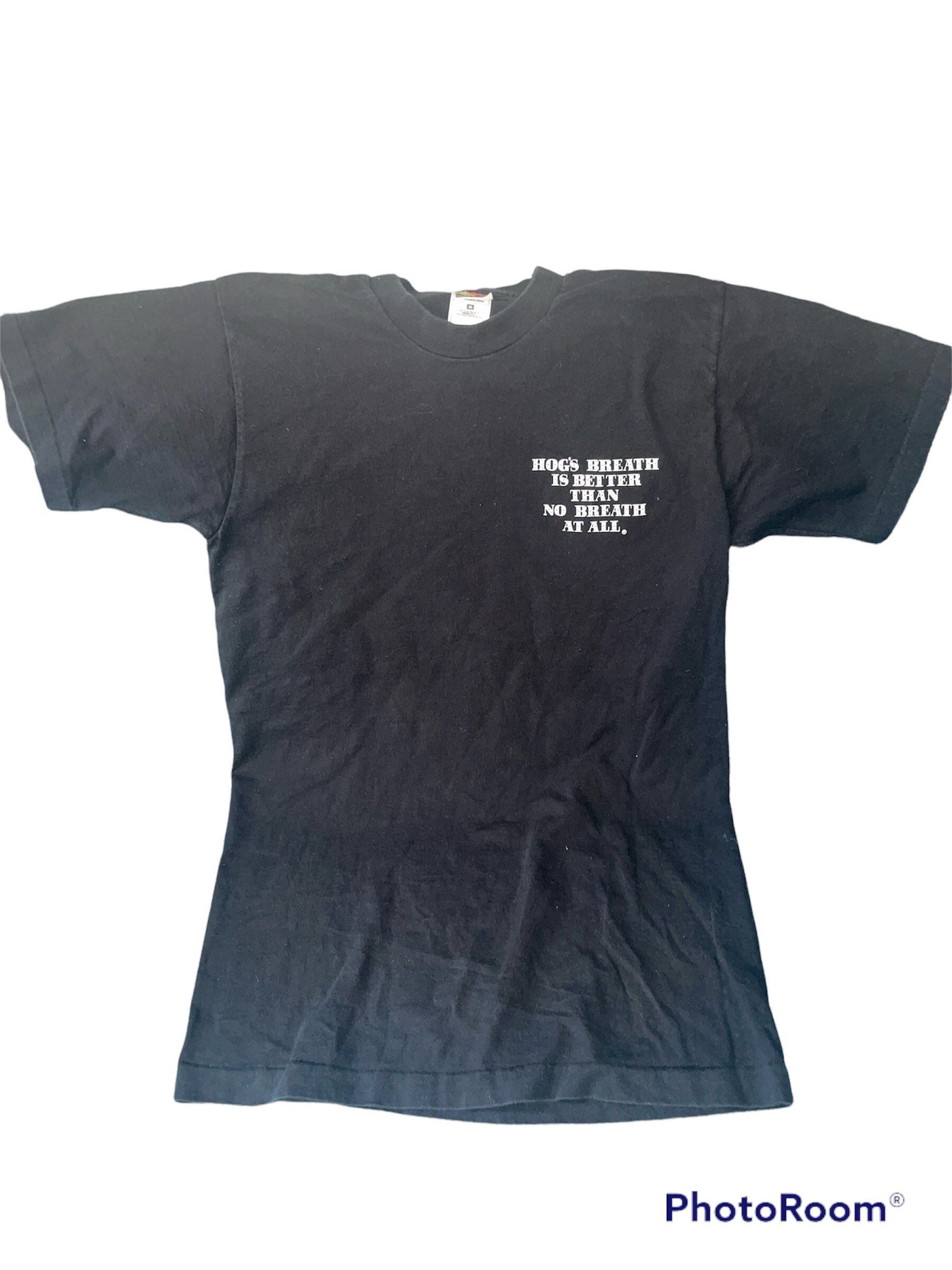 Vintage 90's Fruit of the Loom Heavy Single Stitch Hogs Breath