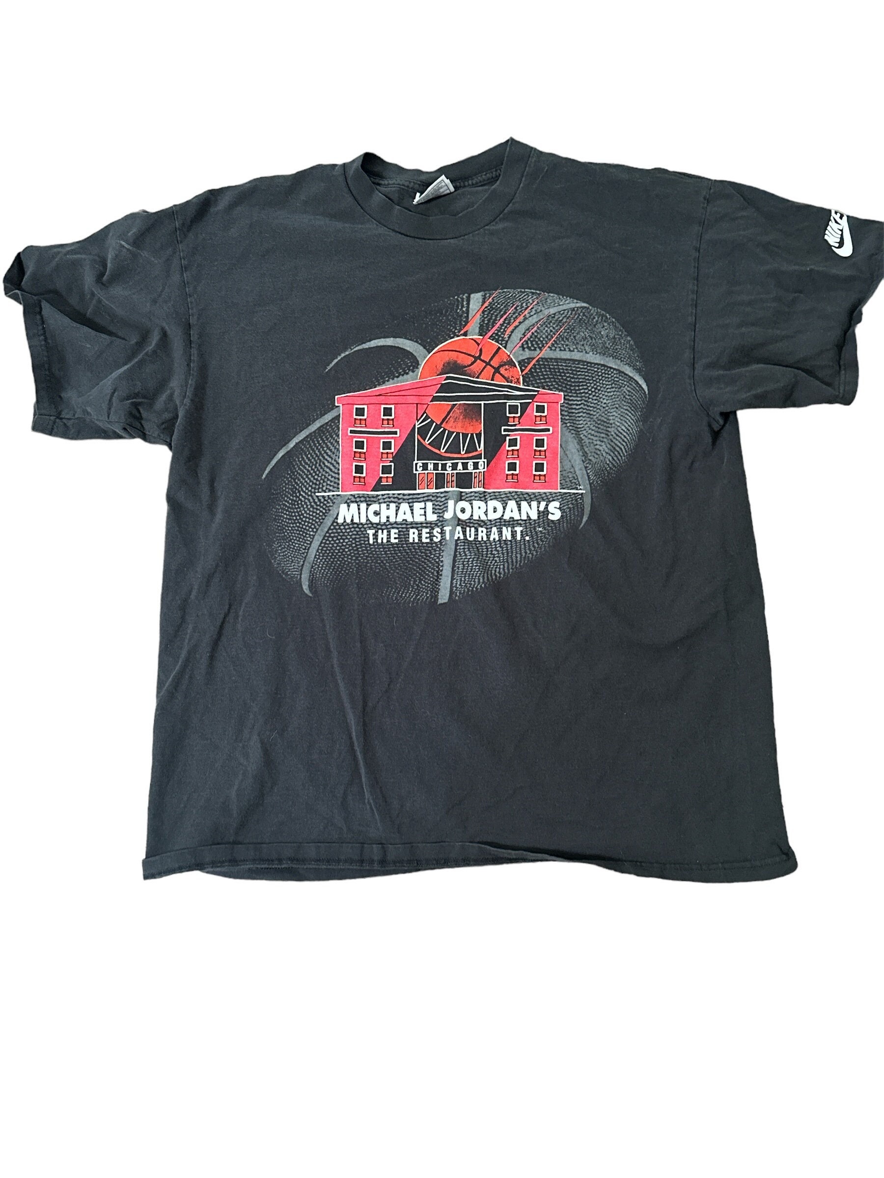 Vintage Michael Jordan #23 Chicago Bulls Black Nike Team