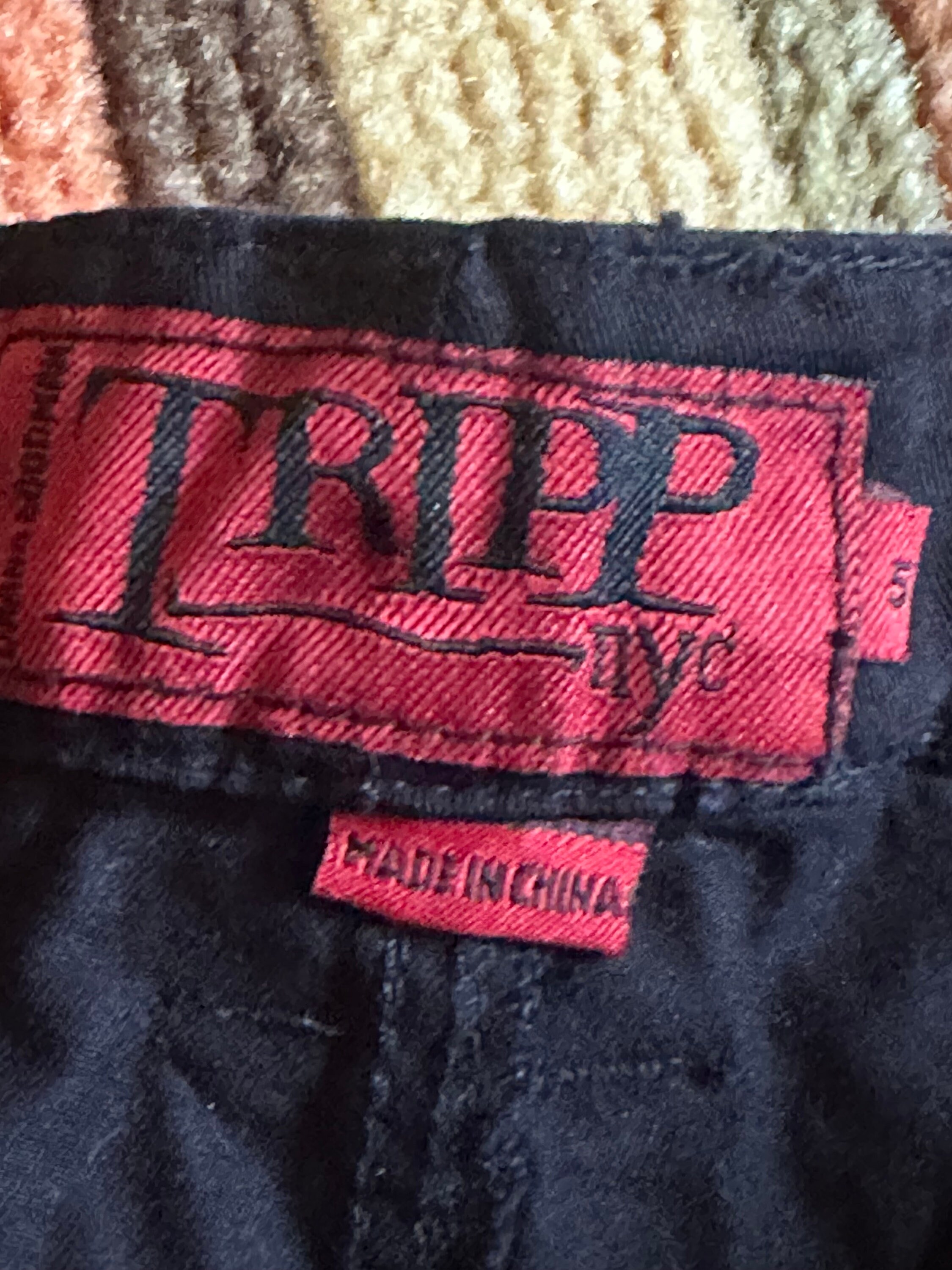 TRIPP NYC Pants-Vintage 2000s Black Gothic Punk Capri, Metal