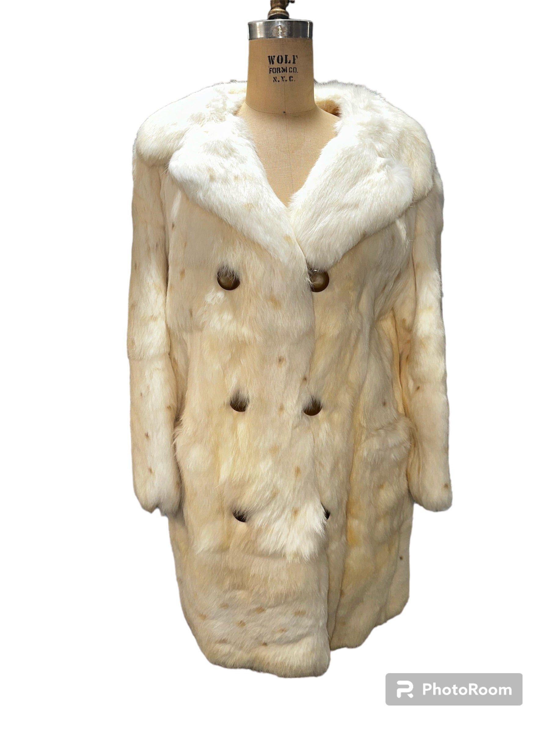 Angora fur coat cheap