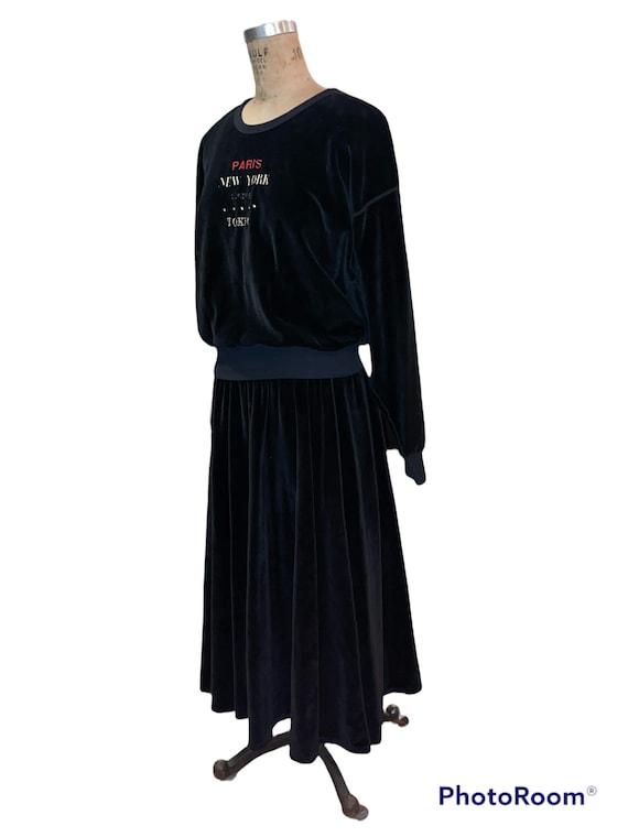 Vintage 80’s Sonia Rykiel Paris Velour Velveteen … - image 1