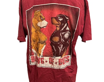Vintage 80’s Top Dawg Boxing Single Stitch Pullover T Shirt Top USA Made