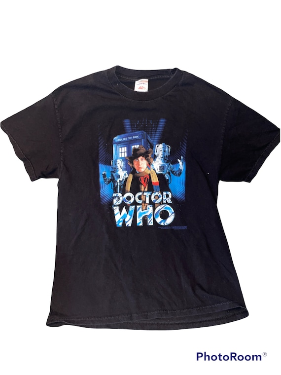 Vintage 90’s Tennessee River Doctor Who Tom Baker BBC One Series Television Show Promo T-Shirt