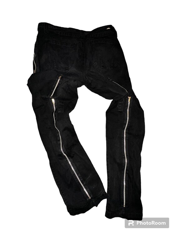 Vintage 90's Tripp NYC Dang Goodman Rave Man Black Zipper