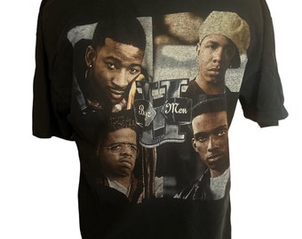 Vtg 1998 Boyz II Men Evolution Tour Concert T-shirt Black L 90s