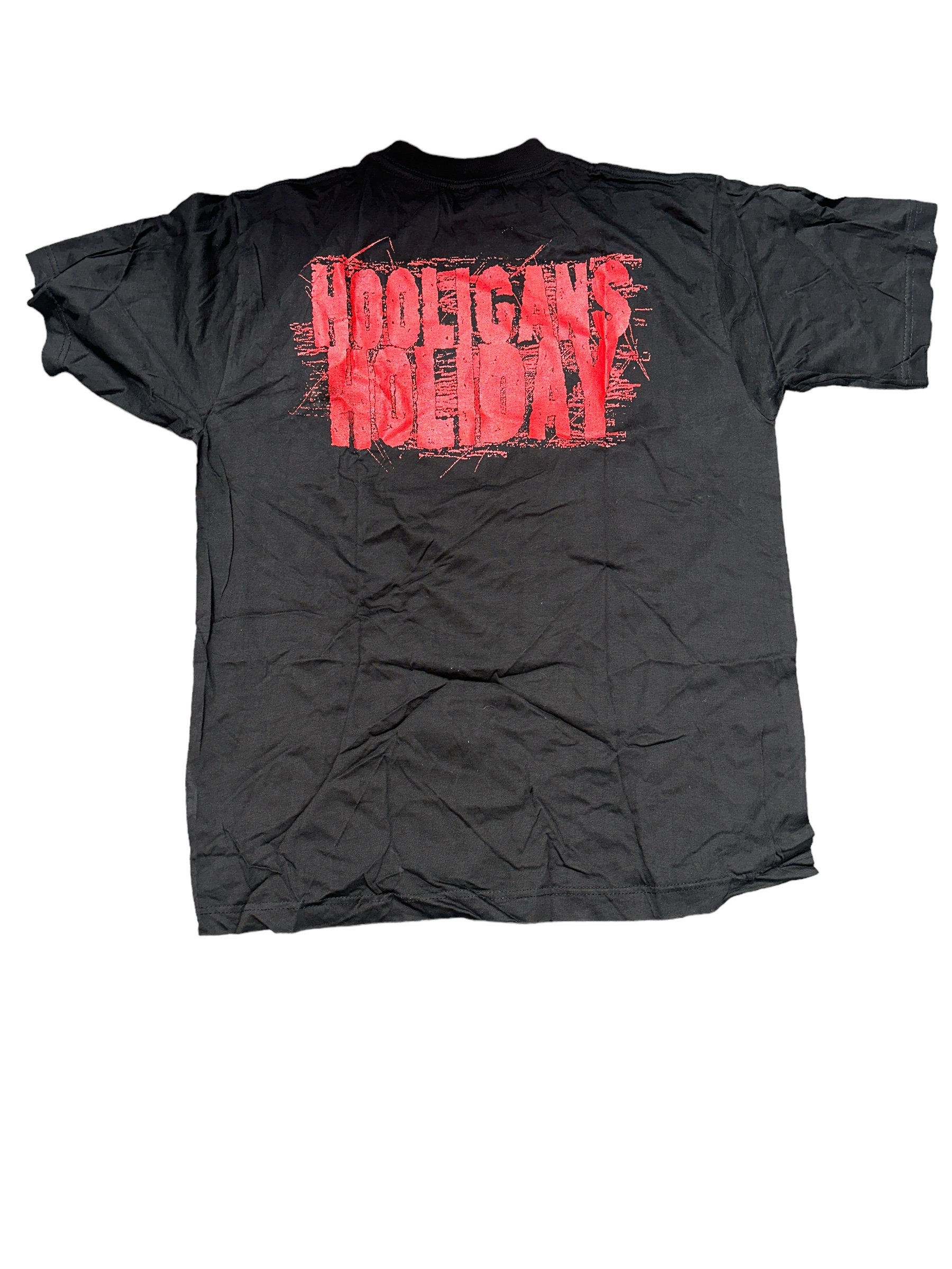 Vintage 1994 Brockum Motley Crue Hooligans Holiday Graphic T-shirt 