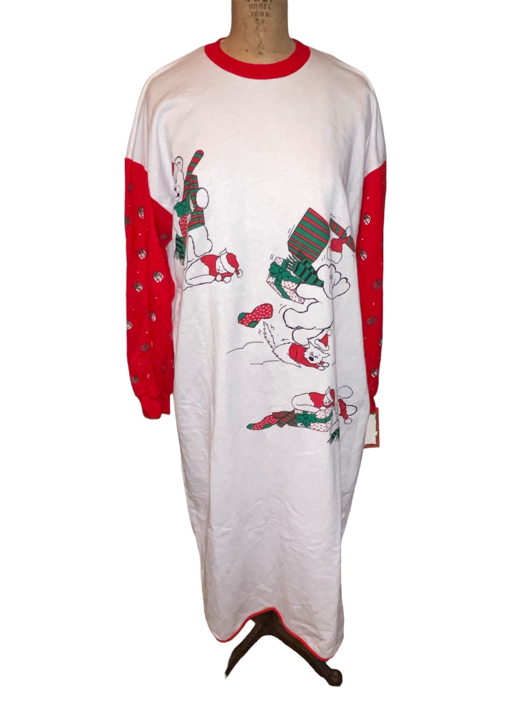 Vintage 80's Day in Day Out Sharellee Teddy Bear Bears Christmas