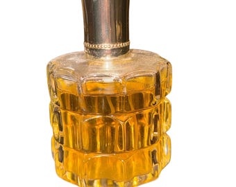 Vintage 60’s Step Parfum Perfume Crystal Refillable Atomizer Spray Crystal Bottle Paris France 85% Full
