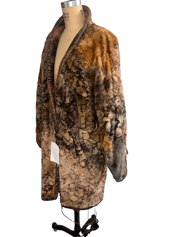 Vintage 90's Fendi Rare Fur Velvet Reversible One Button