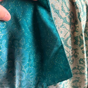 Mushrooms Caftan in Teal