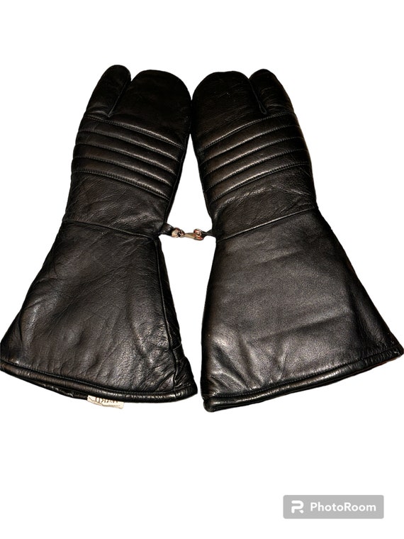 Vintage 70/80’s Montgomery Wards Black Leather 3/4