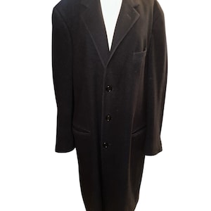 ジャケット・アウター 80s vintage GIORGIO ARMANI long coat 1980s Women's Giorgio Armani Wool/Leather Long Coat (XL) – 97th